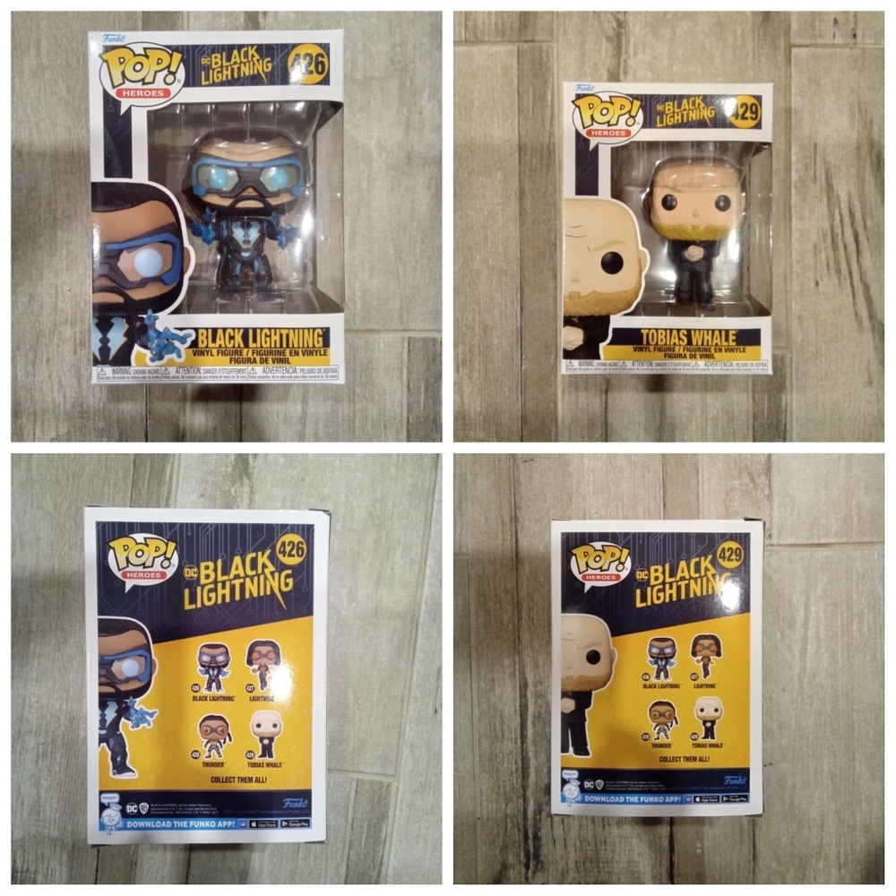 Black Lightning Funko Pop Bundle NIB